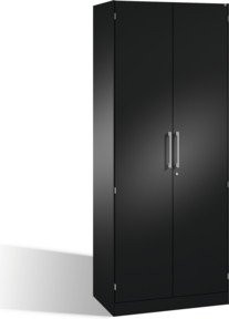 C+P Aktenschrank Asisto mit Drehtüren in Schwarzgrau, H: 198,0 cm, B: 80,0 cm, T: 43,5 cm - Bild 1