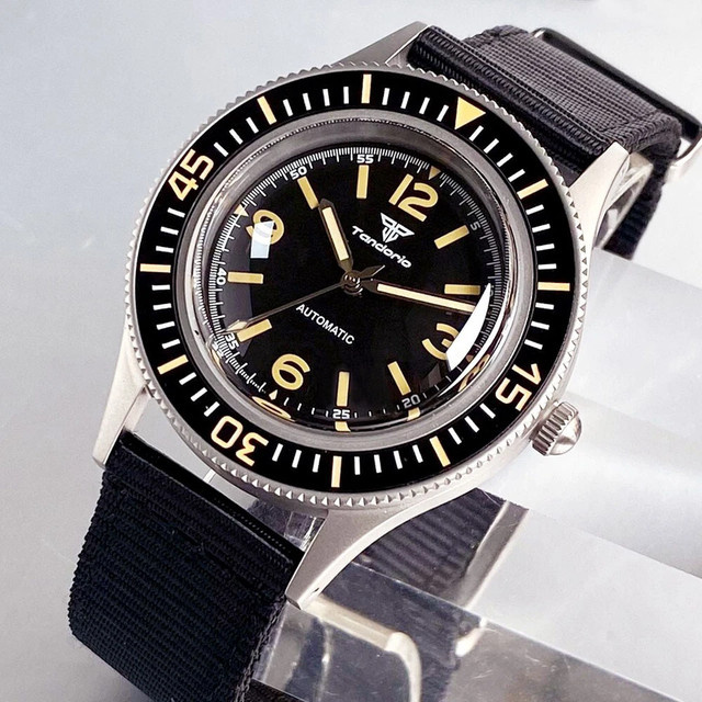 Tandorio Taucheruhr, Automatik, Edelstahl, Saphirglas, 40 mm, Herren - Bild 1