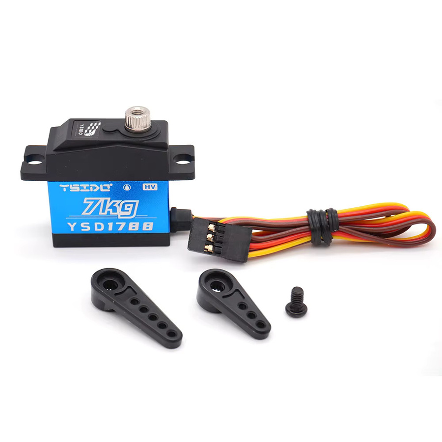 Y SIDO Digitaler Metallgetriebe-Servo, Wasserdicht, 7KG, Modell Zubehör - Bild 2