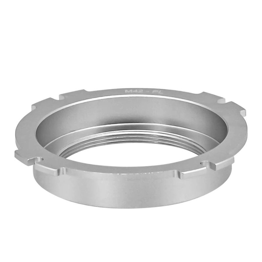 LingoFoto M42-PL-Adapterring M42 x 1mm für SLR-Objektive auf ARRI PL-Kameraadapter, Schwarz - Bild 2