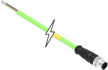 Molex 1300480282 Sensor-Aktor-Steckverbinder konfektioniert in Grün aus Kunststoff - Bild 1