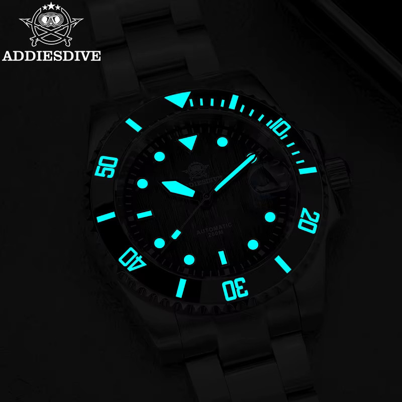 ADDIESDIVE Armbanduhr Automatik, Edelstahl, Saphirglas, 41 mm, Herren - Bild 4