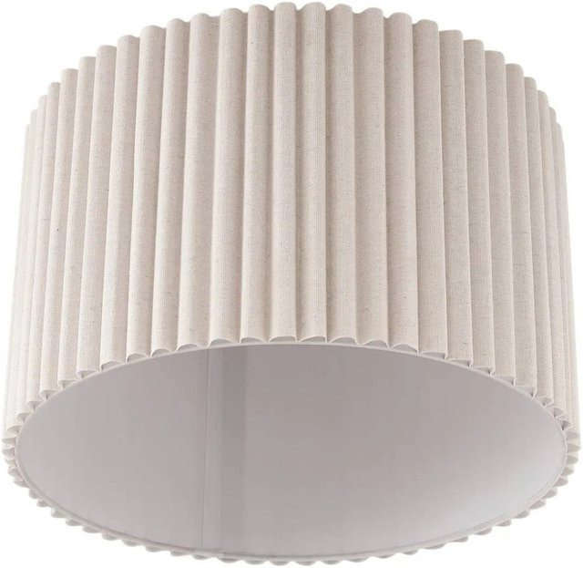 Lindby Deckenlampe Libbie Skandinavisch aus Textil in Creme, 1-flammig, E27 - Bild 1
