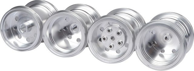 Tamiya Aluminiumlegierungsfelgen, Metall, Grau, Zubehör - Bild 1
