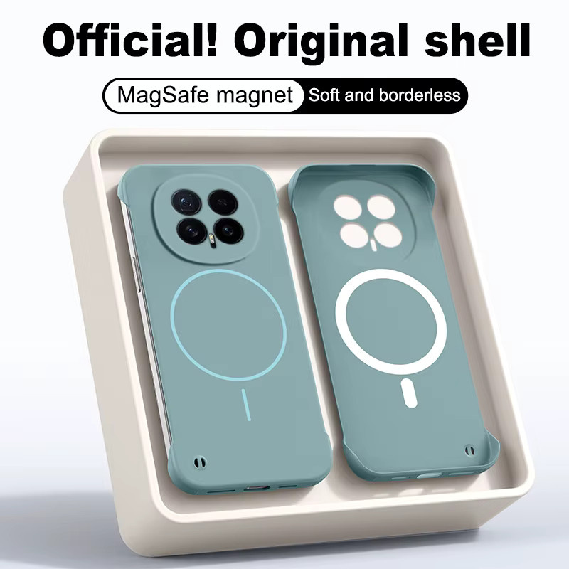 Ultradünnes magnetisches Gehäuse für Honor Magic 8 7 6 5 Pro X9C X9D in Weiß mit Magsafe-Kompatibilität - Bild 2