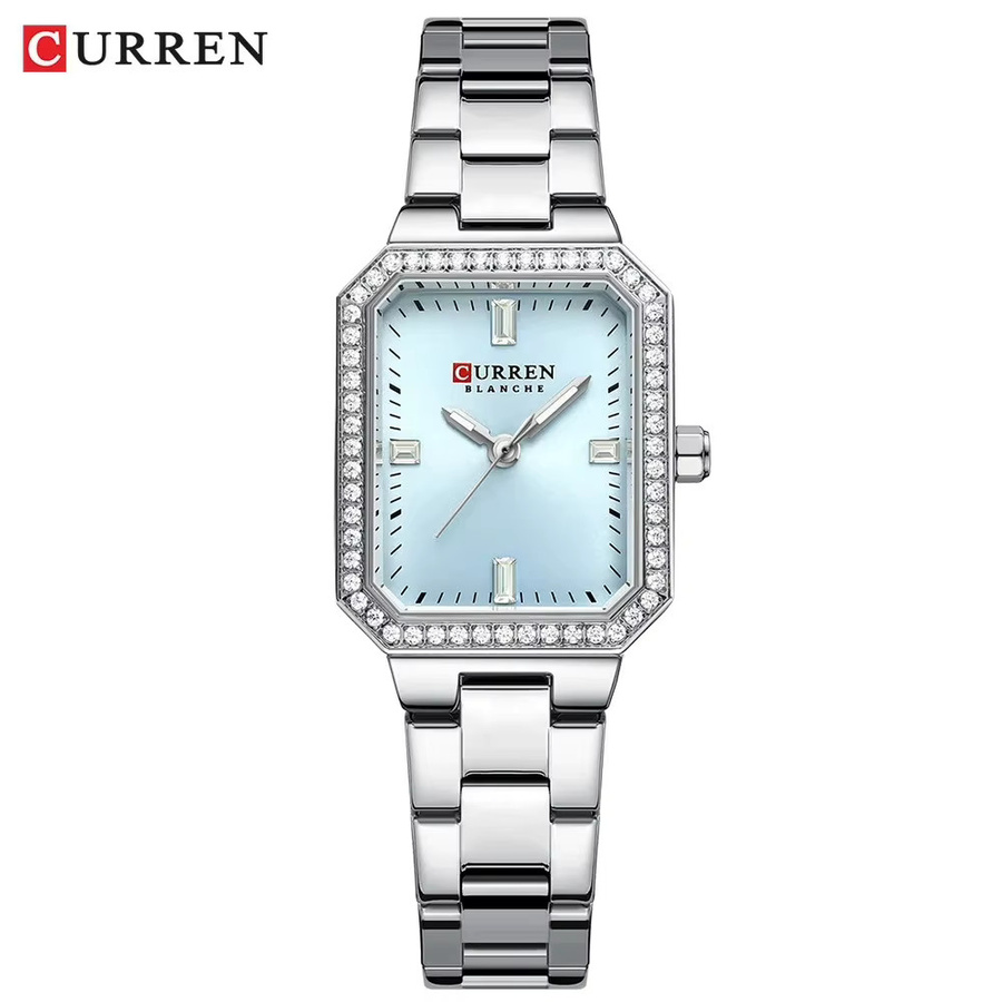 CURREN Armbanduhr, Quarz, Edelstahl, Weiß, Gold, Damen - Bild 1