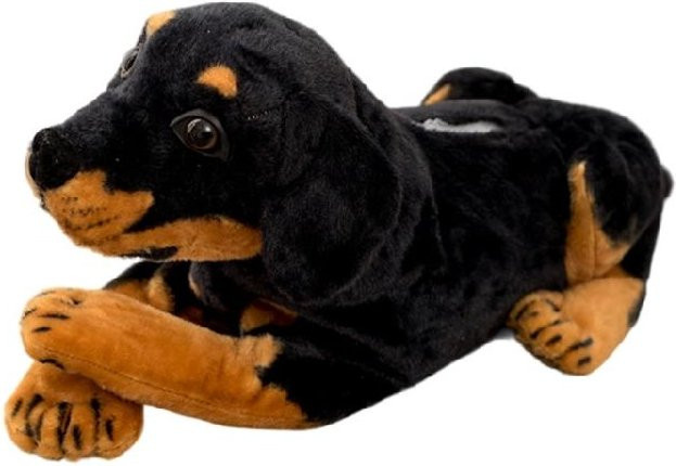 Foreverchic Hund Taschentuchbox Hülle mit Cartoon Tier Motiv in Mehrfarbig aus Baumwolle - Bild 1