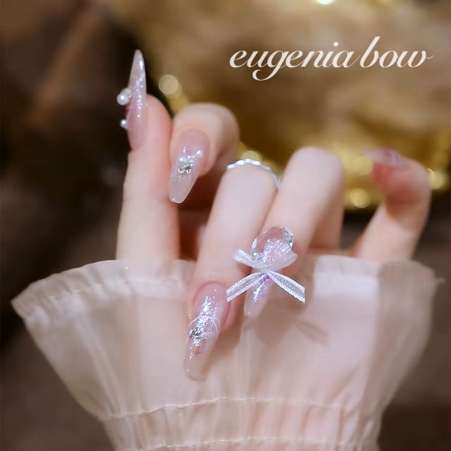 KANU Nagelkunst Charms, 5 Stück, Meerjungfrau Prinzessin Schleife - Bild 2