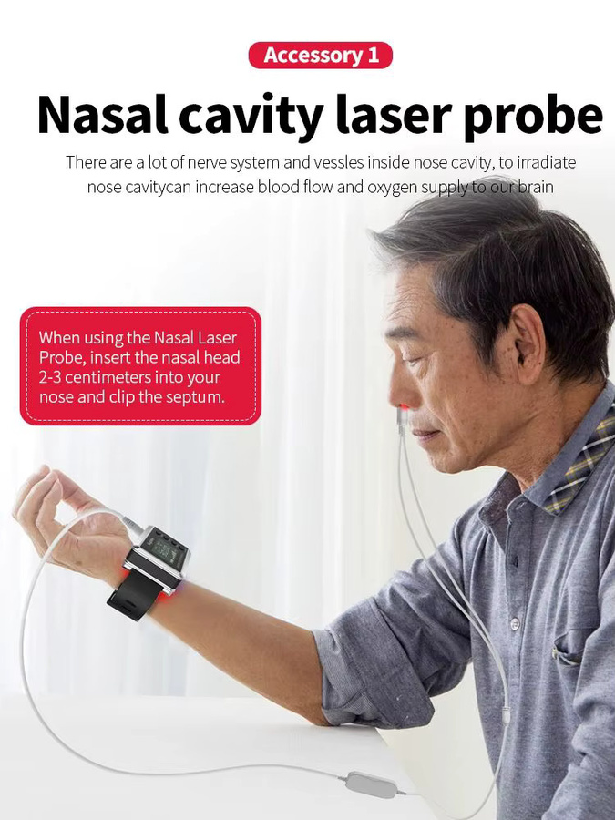 Suyzeko LED-Lasertherapieuhr, Unisex - Bild 4