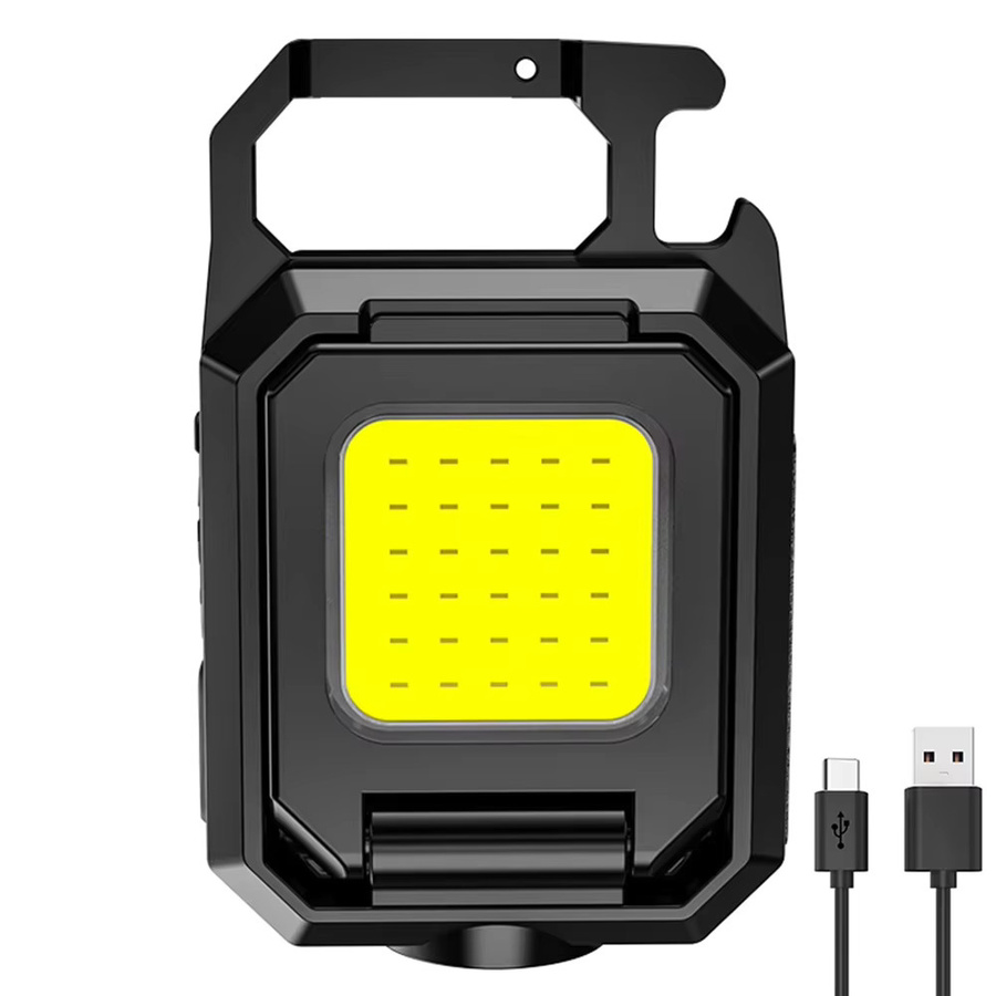 STAARICC COB-Schlüsselanhänger-Arbeitsleuchte mit zwei LED-Lichtquellen, wiederaufladbar, Schwarz - Bild 6