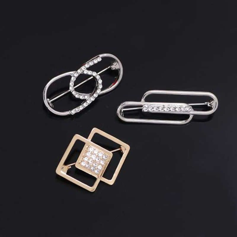 Happiness Jewelry Geometrischer Schmuck aus Kupfer und Metall in Silber - Bild 3