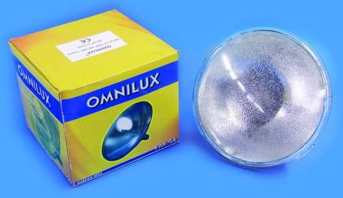 Omnilux NSP Halogen Lichteffekt Leuchtmittel 300W 230V GX16d Weiß Transparent Dimmbar - Bild 1