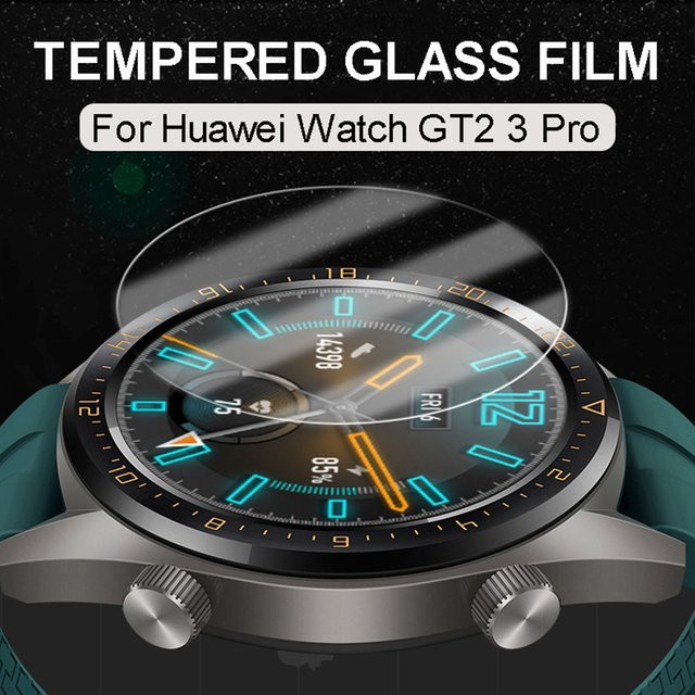 Schutzfolie Glas für Huawei GT3 Pro, GT2, GT2E, transparent - Bild 1