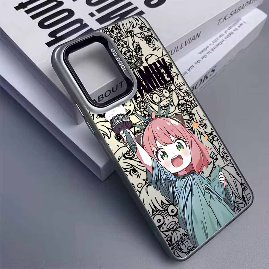 Bunte Silikon Handyhülle Anya Forger für Samsung Galaxy S26 S25 S24 S23 S22 S21 S20 Edge FE Ultra Plus - Bild 2