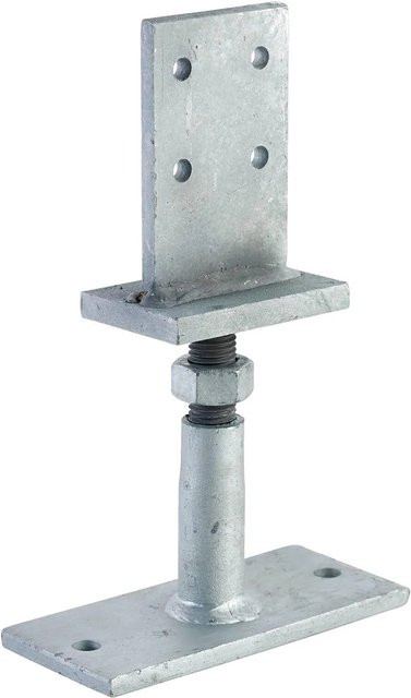 Simpson Stützenfuß PVIBG-B höhenverstellbar aus feuerverzinktem Stahl in Silber - Bild 1
