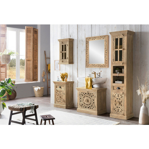 SIT Unterschrank LAKADEE aus Mango in Braun, B/H/T: 66 x 60 x 41 cm - Bild 2