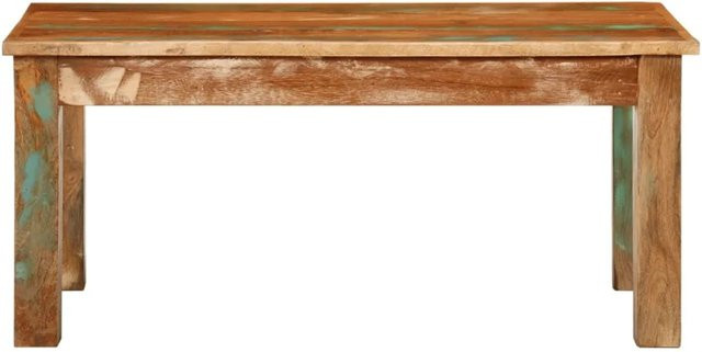 vidaXL Couchtisch aus Massivholz in Braun, Rechteckig, B: 100 cm, T: 55 cm, H: 45 cm - Bild 1