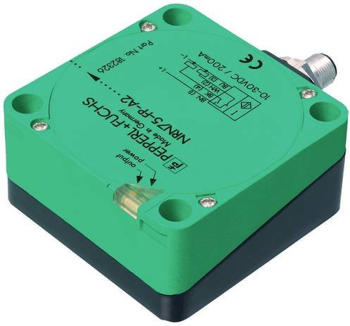 Pepperl+Fuchs Induktiver Sensor NCB40-FP-A2-P4-V1 129427 PNP bündig montierbar grün - Bild 1