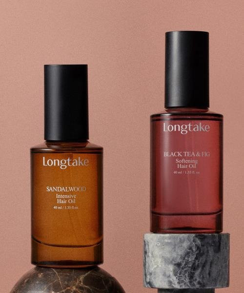 Kcosme Longtake Haaröl Sandelholz, Schwarzer Tee, Feige, 40 ml - Bild 1