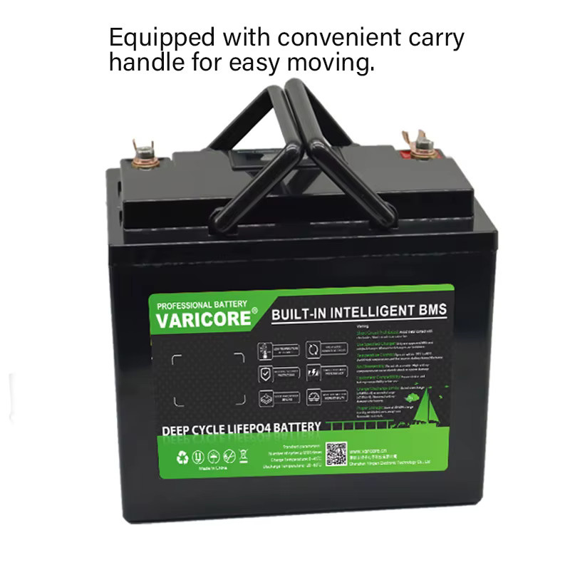 VarICOre Lithium-Eisenphosphat-Akku 12V 40Ah LiFePO4-Batterie in Schwarz - Bild 4