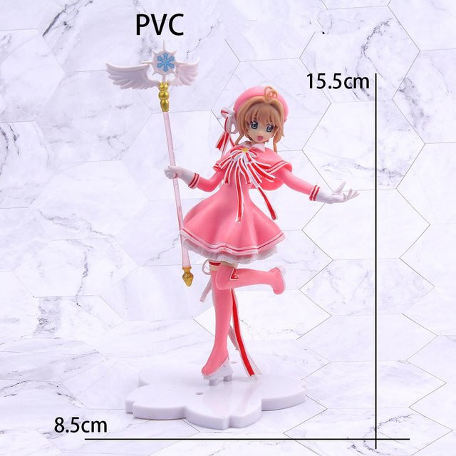 Yiran toy 1 Card Captor Sakura Actionfigur Rosa PVC - Bild 1