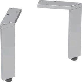 Geberit Füße-Set hochglanz-verchromt in Silber, Höhe: 18 cm - Bild 1