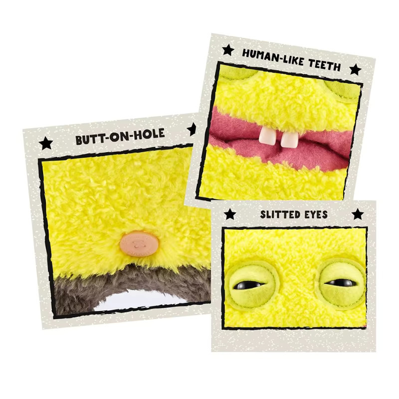 Fuggler SpongeBob Schwammkopf Hässliches Monster Plüschtier, 22cm - Bild 2