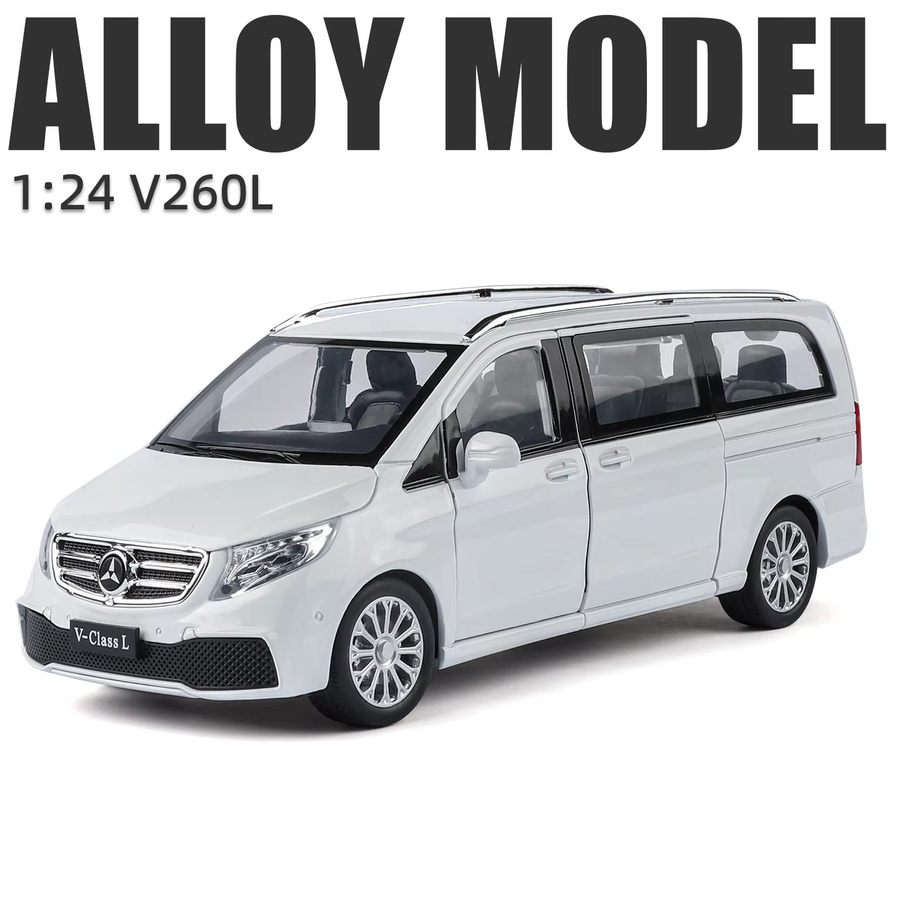 MAKEDA V260 MPV Auto Modell, 1:24, Metall, mit Sound und Licht - Bild 5