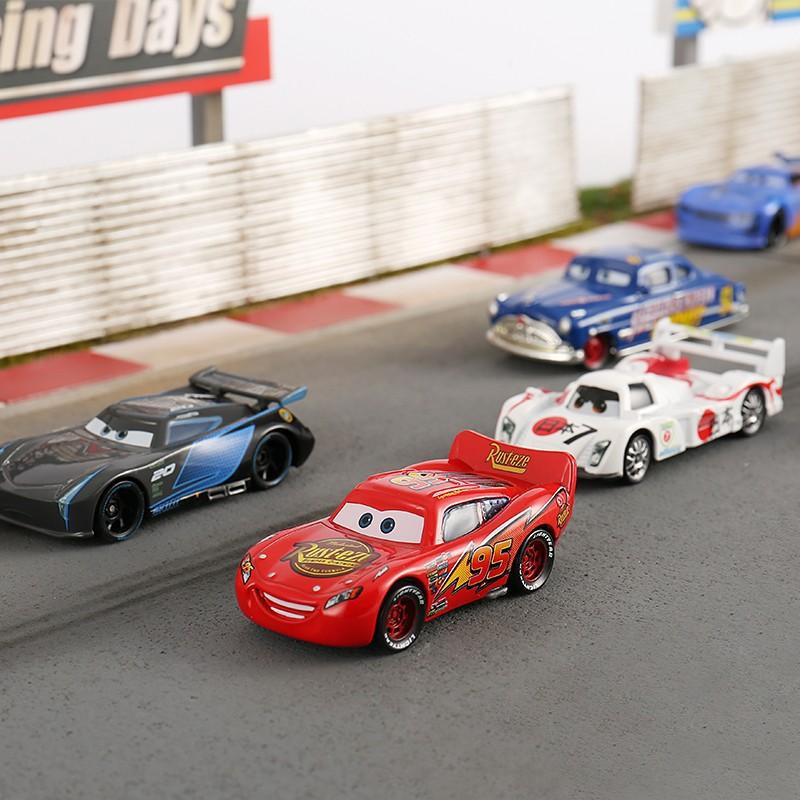 Yiran Toy Disney Pixar Cars Lightning McQueen Jackson Storm Ramirez Auto 1:55 - Bild 2