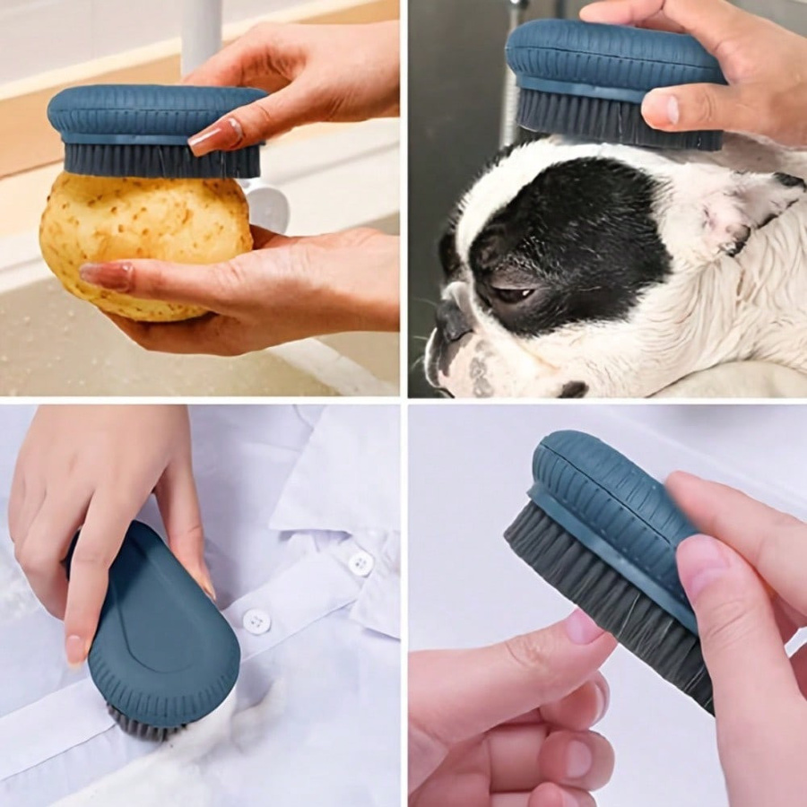 Robuste Nagelbürste mit ergonomischem Griff und harten Borsten für Finger- und Zehennägel, 1 Stück - Bild 7