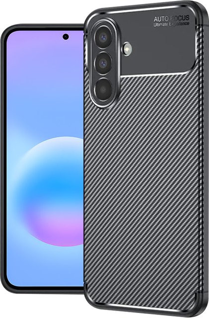 Techsuit Schutzhülle für Samsung Galaxy A57 5G in CarbonFiber Optik, Schwarz - Bild 1
