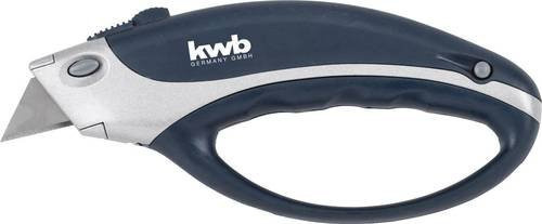Kwb Profi Trapezklingen-Teppichmesser mit geschlossenem Handgriff, Grau, 17 cm - Bild 1