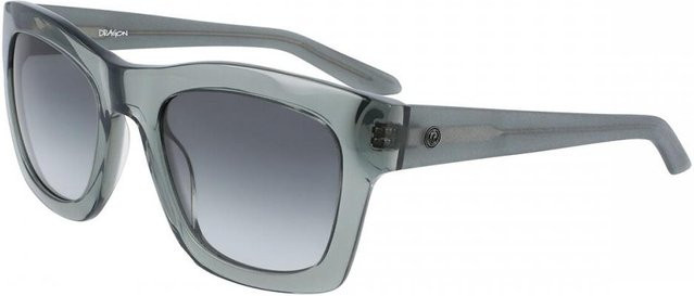 Dragon Dr Waverly Ll Sonnenbrille, Unisex, Vollrand, Square, Transparent Green/Grey, Acetate - Bild 1