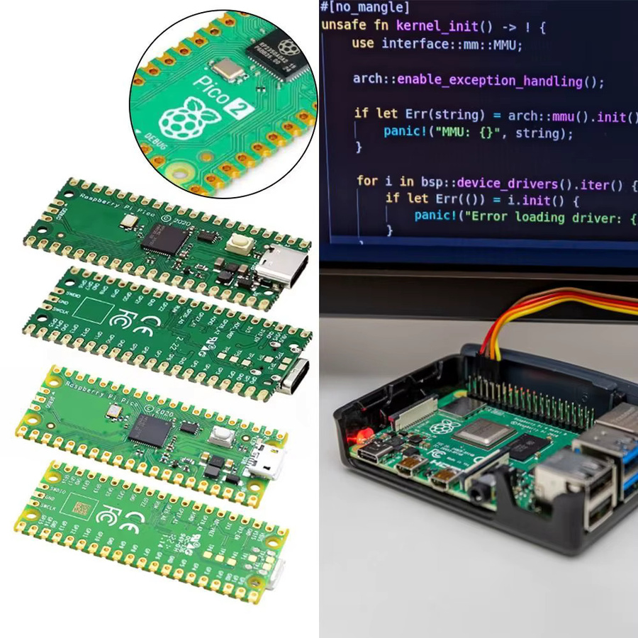 Raspberry Pi Pico W Entwicklungsboard mit WiFi und Pin-Header in Grün - Bild 3