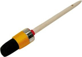 FRIESS-TECHNO-PROFI Ringpinsel langer Vorband Größe 4 mit schwarzer Chinaborste und Holzgriff - Bild 1