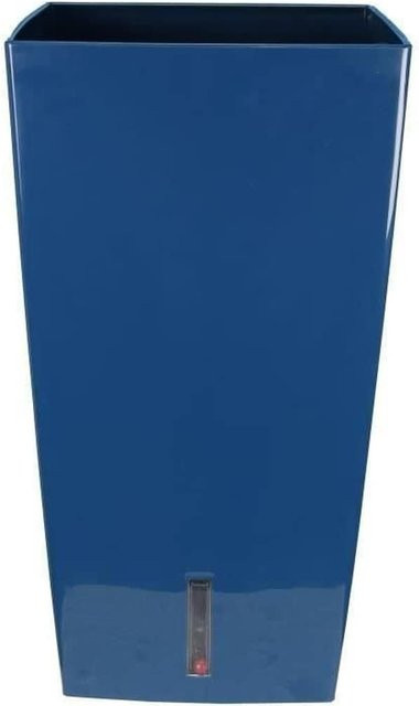 Quadratischer Blumenkasten RIVIERA EVA NEW HAUT aus Kunststoff in Blau, B/T/H: 52 x 52 x 52 cm - Bild 1