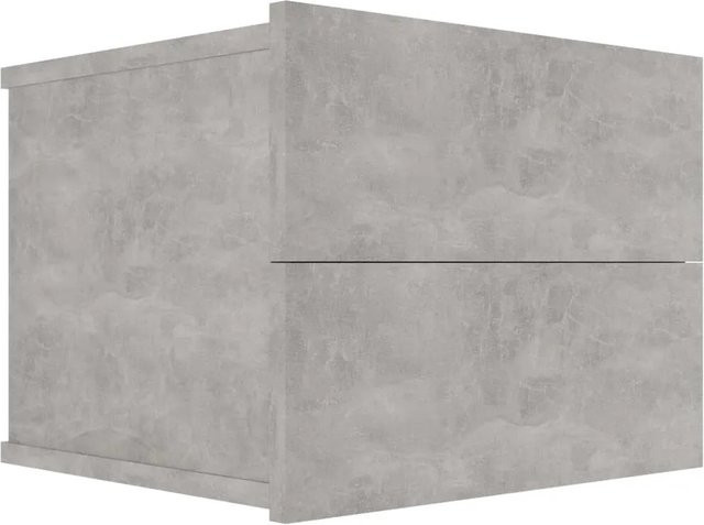 vidaXL Nachttisch aus Holzwerkstoff in Betongrau, B/T/H: 40 x 30 x 30 cm - Bild 1