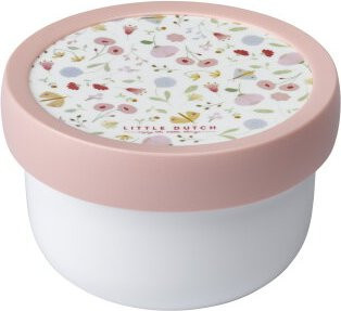 Mepal Campus Fruchtbox Little Dutch Flowers & Butterflies mit Gabel, 300 ml, Mehrfarbig - Bild 1