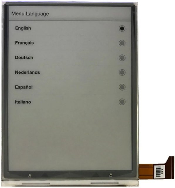 ONYX BOOX i62M Ersatz E-Ink HD Display 6,0 Zoll in Grau - Bild 1