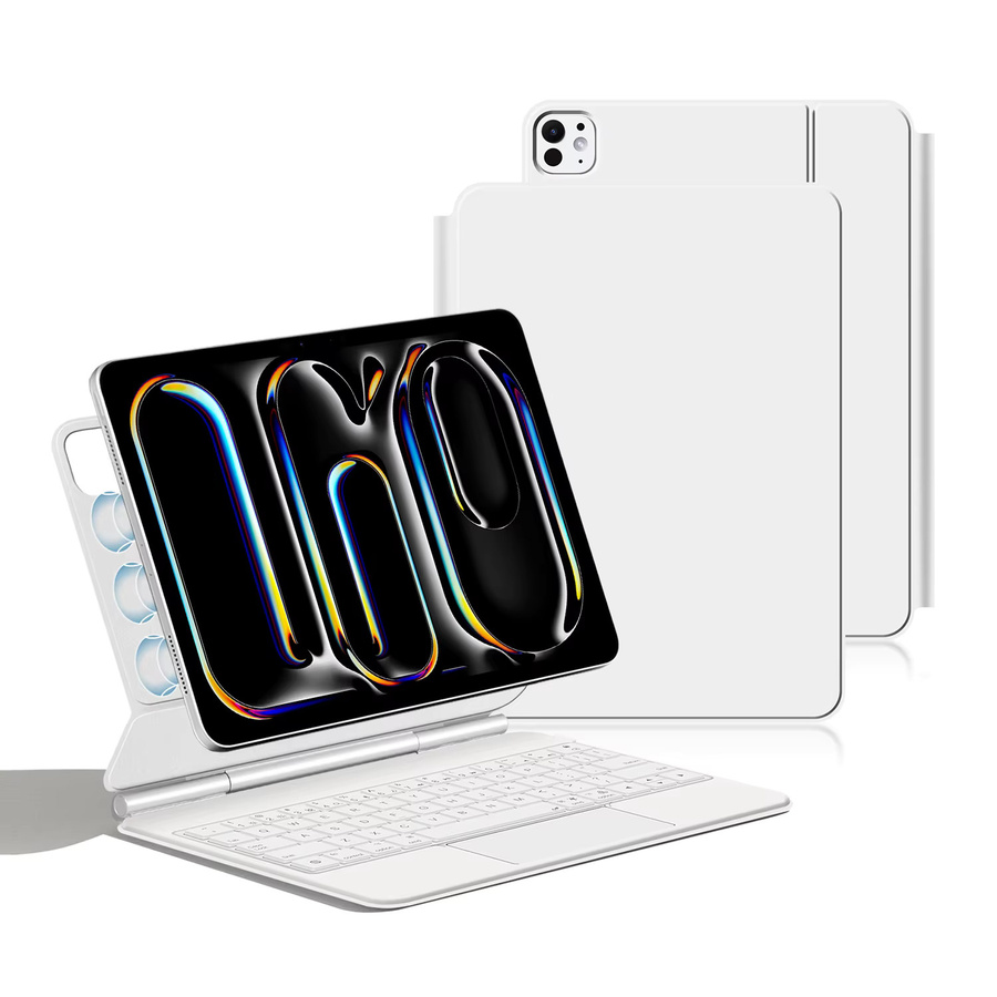 AJIUYU Smart Magic Keyboard Case für iPad Pro M5 11 und 13 Zoll 2025 sowie iPad Pro M4 11 und 13 Zoll 2024 mit Multi-Touch und Pogo Pin Reverse Charging in Schwarz - Bild 5