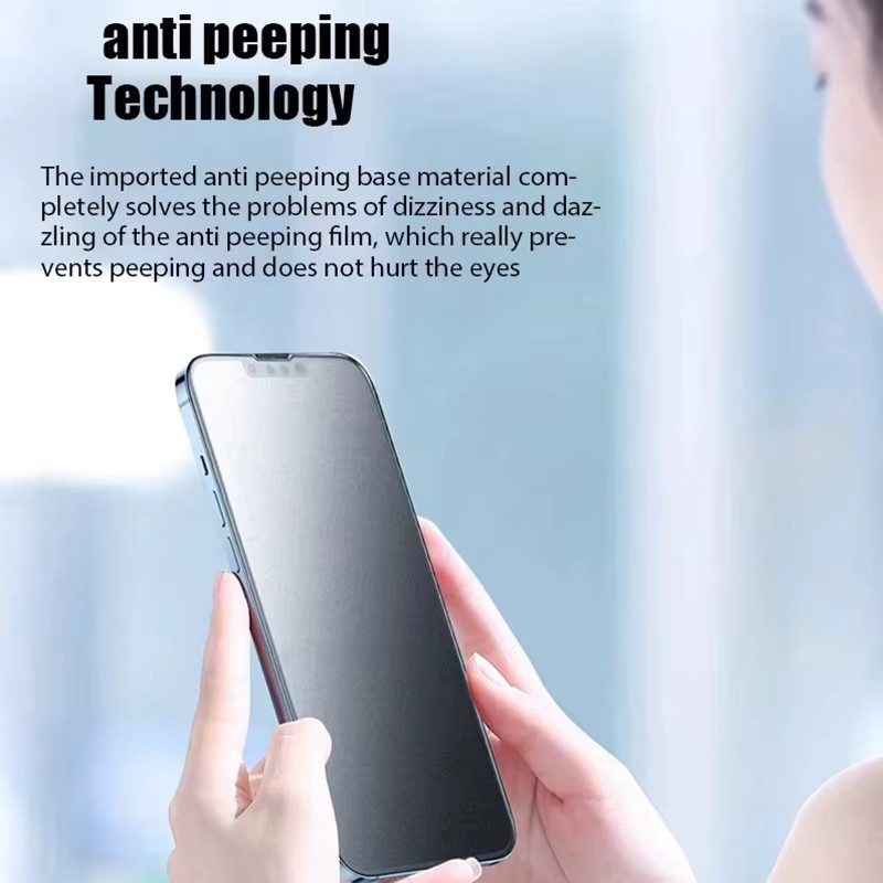 Matte Privatsphäre Displayschutzfolie für Xiaomi Redmi Note 14 15 Pro 8 9 10 11 12 13 Pro 10C 15 15C 14C 13C 12C 9T Anti Spy Film - Bild 2