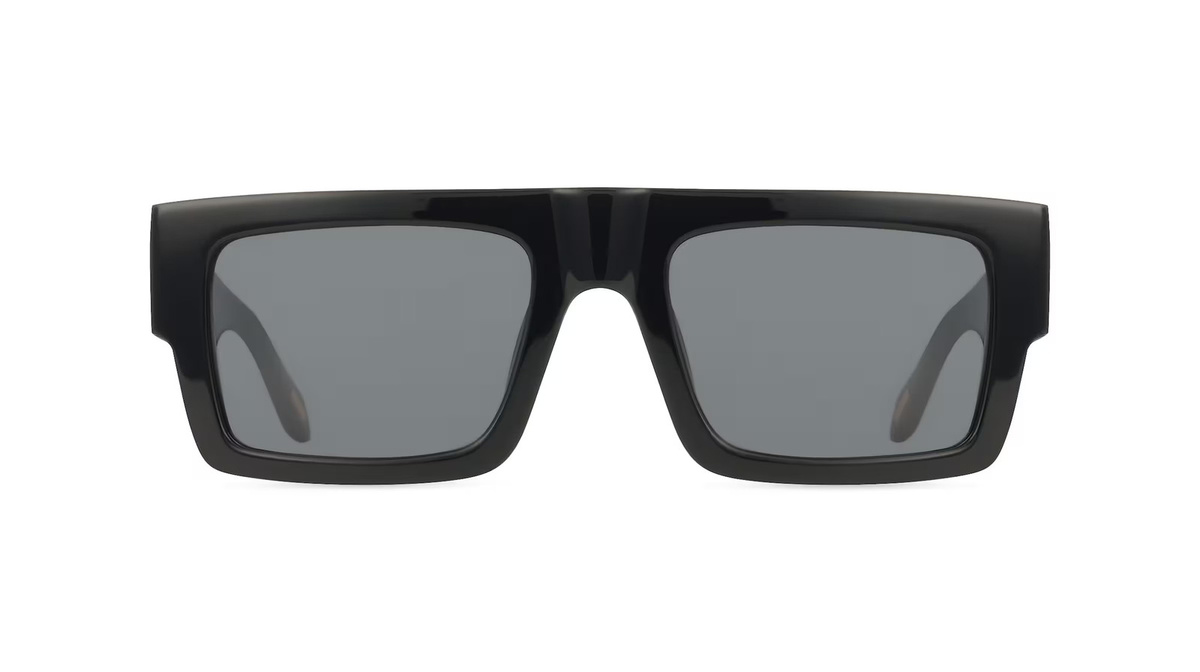 Just Cavalli SJC103 Sonnenbrille Vollrand, Quadratisch, Acetat, Schwarz, Grau, Damen - Bild 1