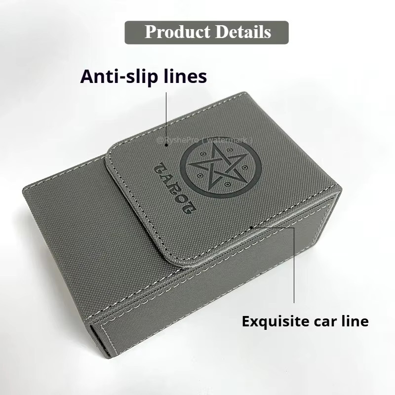 RyshePro Tarotkarten-Etui, PU-Leder, für MTG Standardgröße Tarotkarten - Bild 4