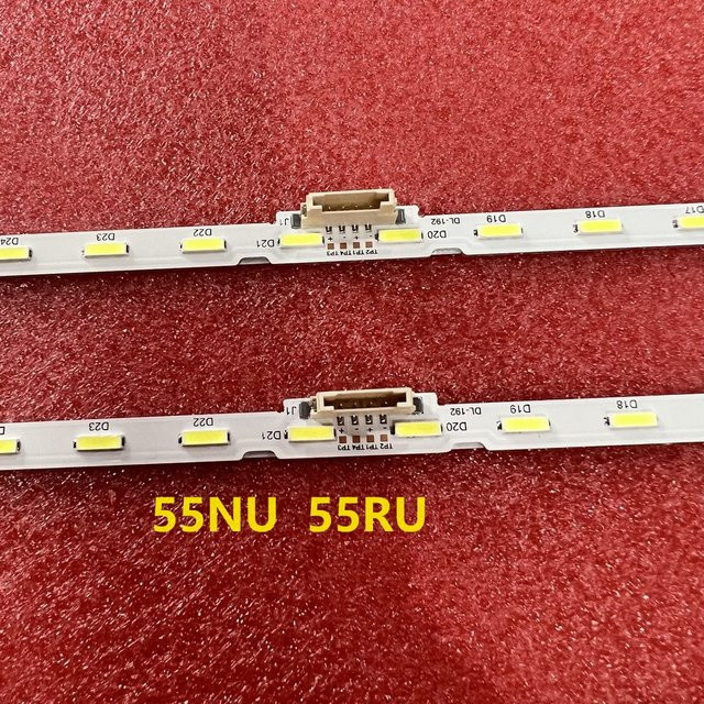 LED Hintergrundbeleuchtung Streifen für Samsung UE55RU7175U UE55RU7170U UE55RU7172U UE55RU7379U UE55RU7090U UE55RU7022 UE55NU7170U UE55NU7100U in Weiß - Bild 1
