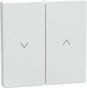 Merten Rollladenschalter Wippe Design Weiß glänzend MEG3855-6035 - Bild 1