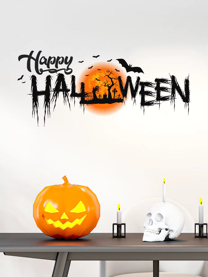 BRUP Halloween Wandaufkleber aus Vinyl für deine Heimdekoration - Bild 2