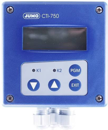 Jumo Induktiver Leitfähigkeits-, Konzentrations- und Temperatur-Messumformer in Blau 00544540 - Bild 1