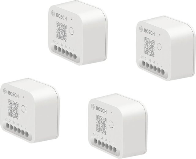 Bosch Smart Home Licht- und Rollladensteuerung II 4er-Pack in Weiß mit Kompatibilität für Siri, Amazon Alexa, Google Assistant und Apple HomeKit - Bild 1