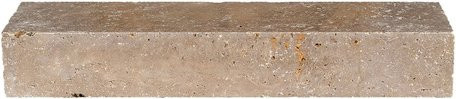 WOHNRAUSCH Blockstufe Keona Brown aus Travertin in Braun/Beige, B: 100 cm, T: 35 cm, H: 15 cm - Bild 1