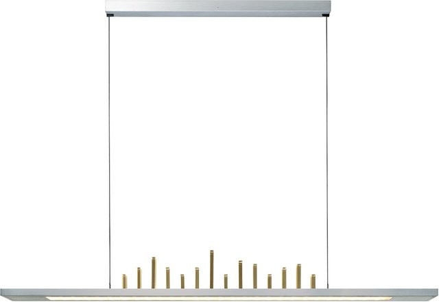 Oligo Paläo LED-Pendelleuchte in Silber, Aluminium gebürstet, mit Tunable White (2200K - 5000K) und Casambi-Steuerung - Bild 1
